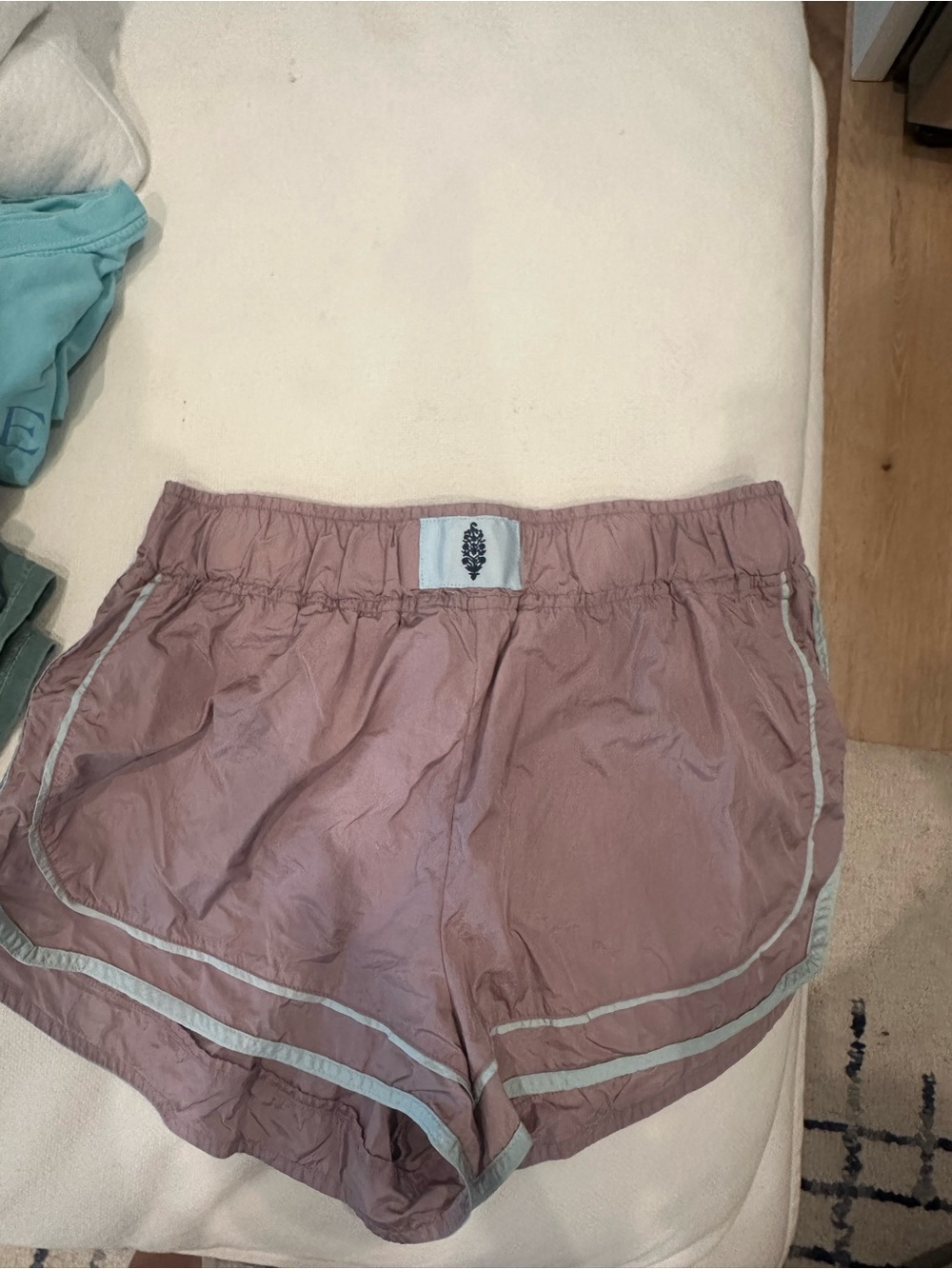 FP Movement by Free People Mauve Athletic Shorts with Light Trim